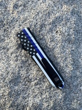 Load image into Gallery viewer, Thin Blue Line OTF Knife
